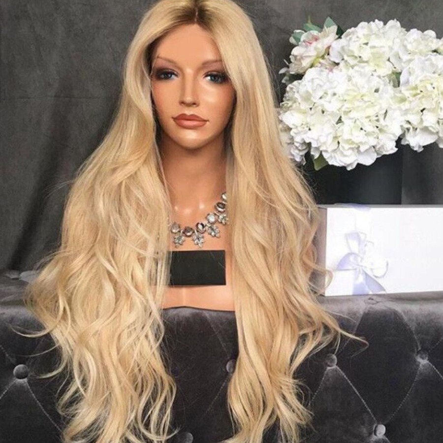 

Lovely Street High-temperature Resistance Gold Wig