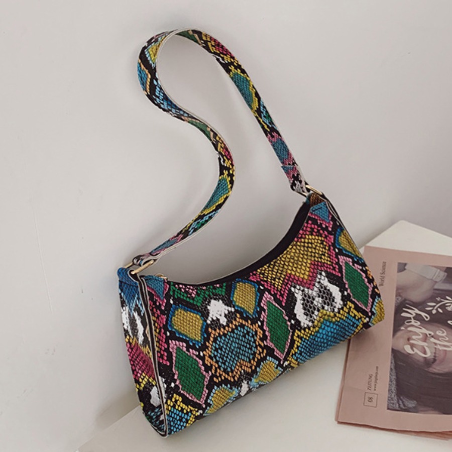 

LW Casual Animal Print Multicolor Shoulder Bag, Multi