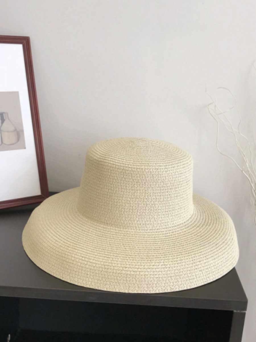 

Lovely Boho Straw Beige Hat