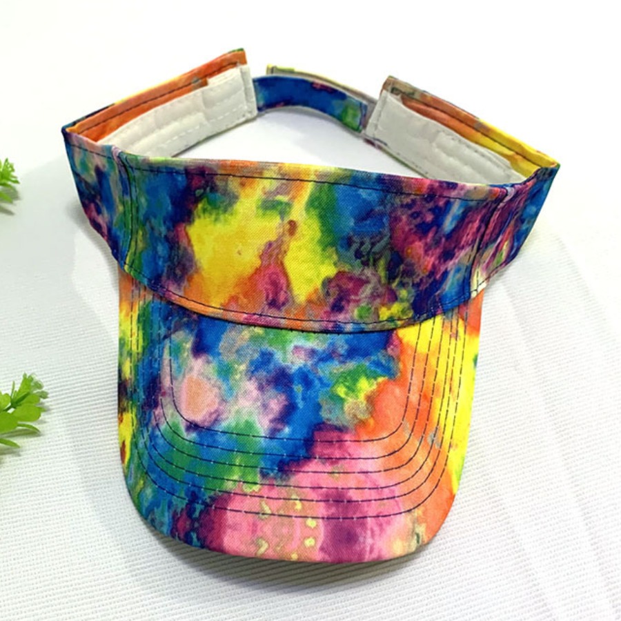 

Lovely Sporty Tie-dye Multicolor Hat, Multi