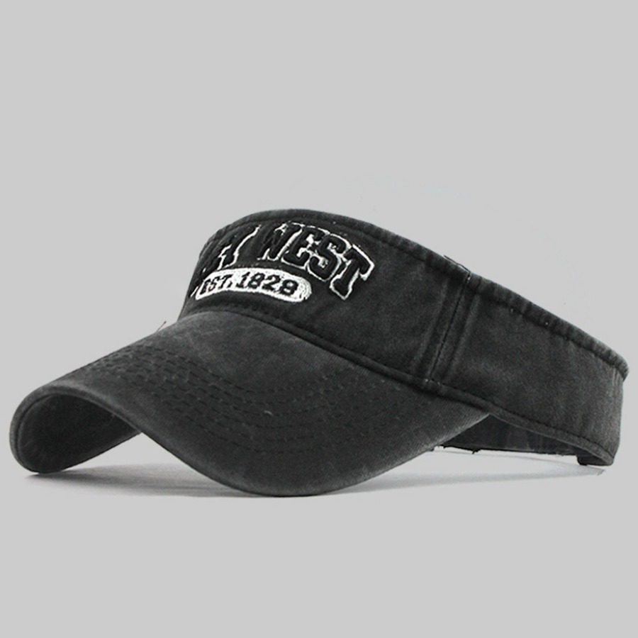 

Lovely Sporty Letter Decoration Black Hat