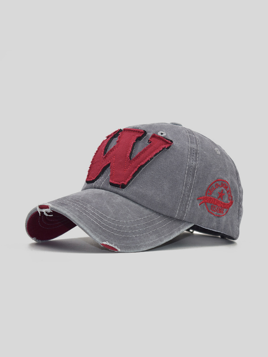 

Lovely Casual Letter Decoration Grey Hat