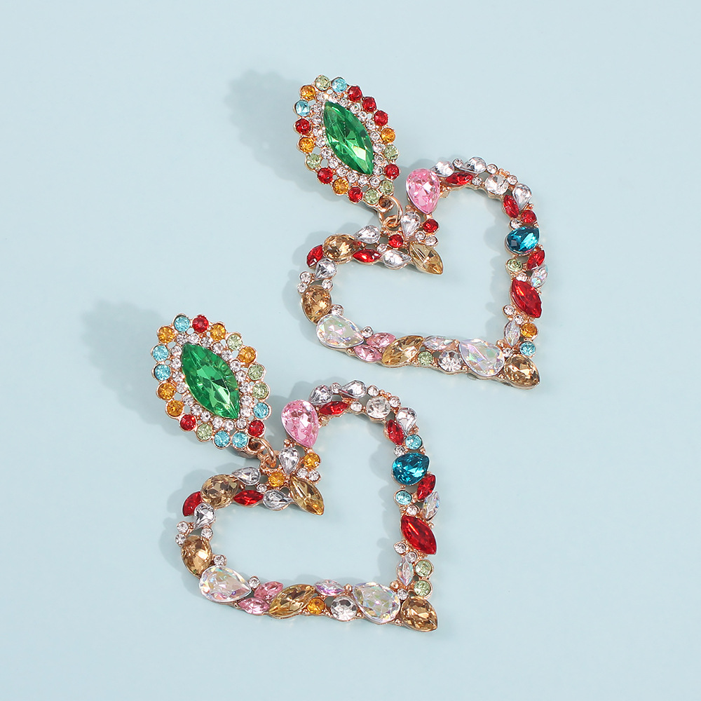 

LW Street Heart-shaped Multicolor Earring, Multi