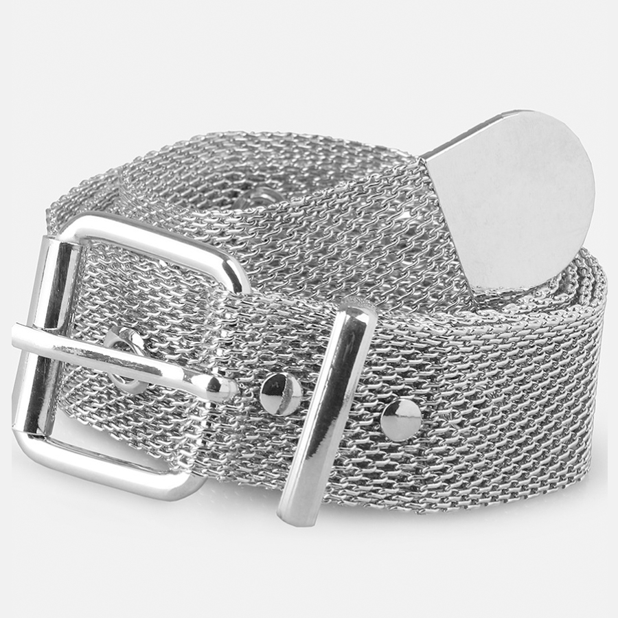 

LW Boho Buckle Design Silver Belt