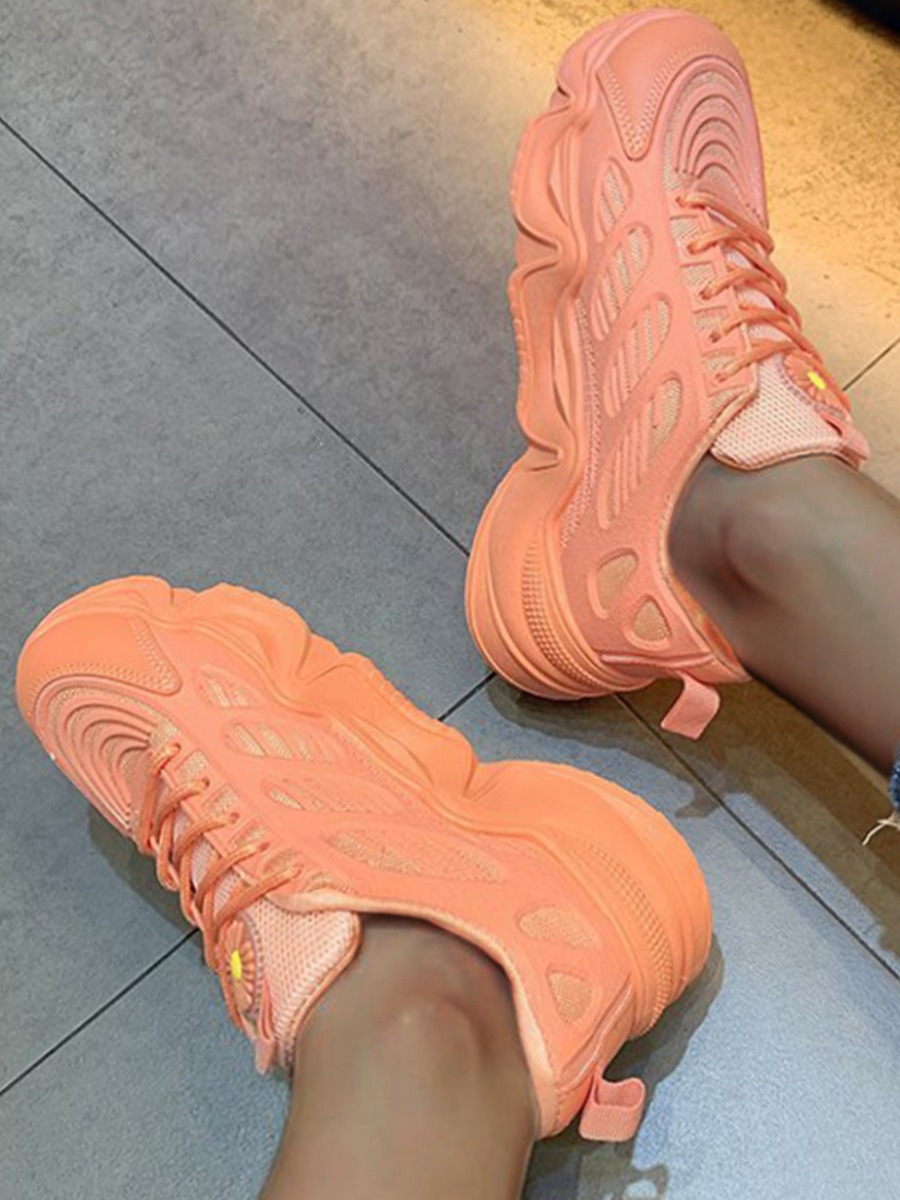 Lovely Sporty Chunky Sole Jacinth Sneakers