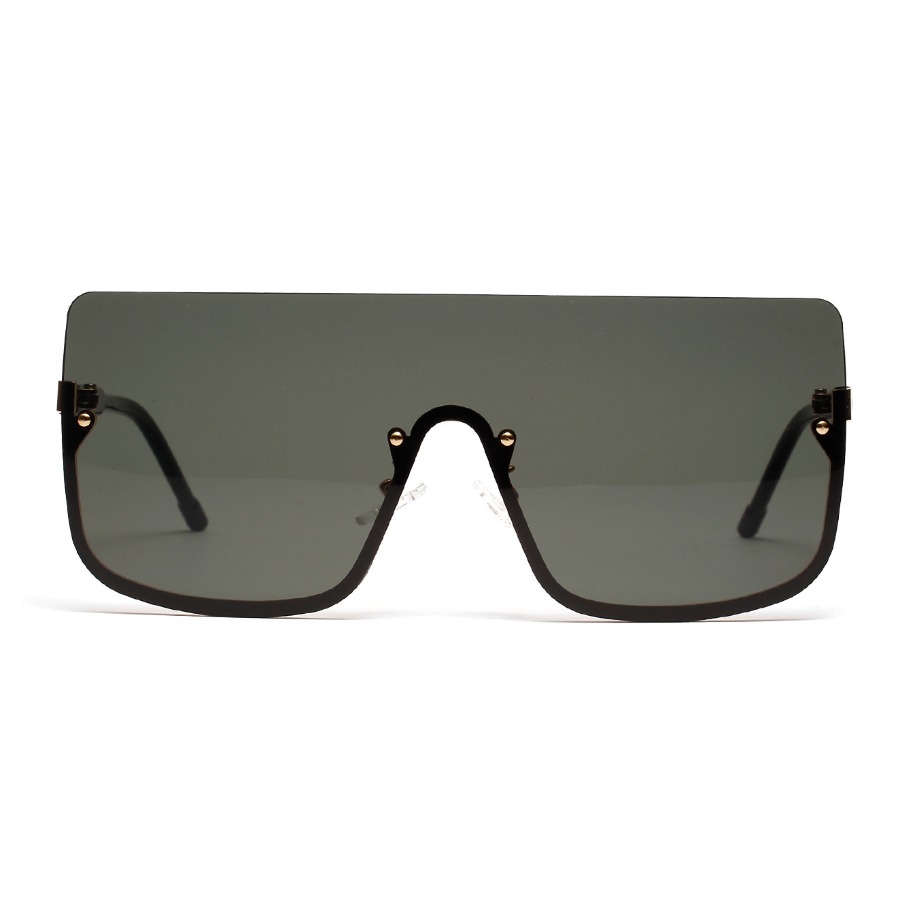 

LW Street Asymmetrical Frame Green Sunglasses
