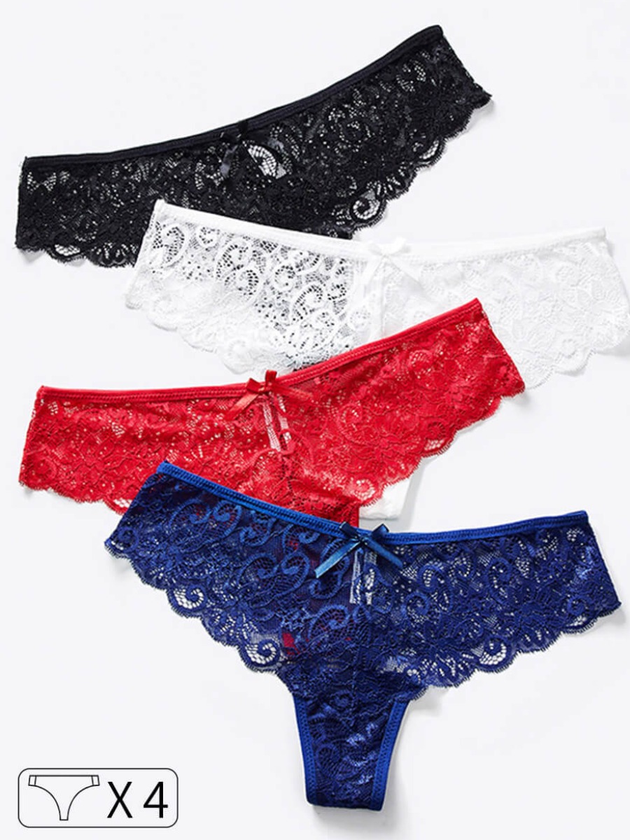 

LW SXY 4 See-through Multicolor Panties (Random Colors), Multi