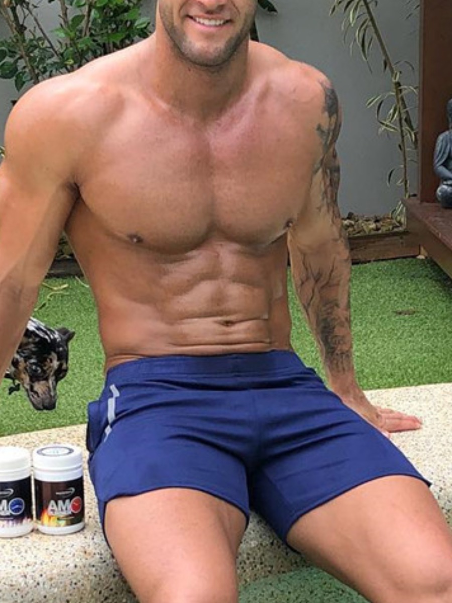 

Lovely Men Sporty Letter Print Blue Active Shorts