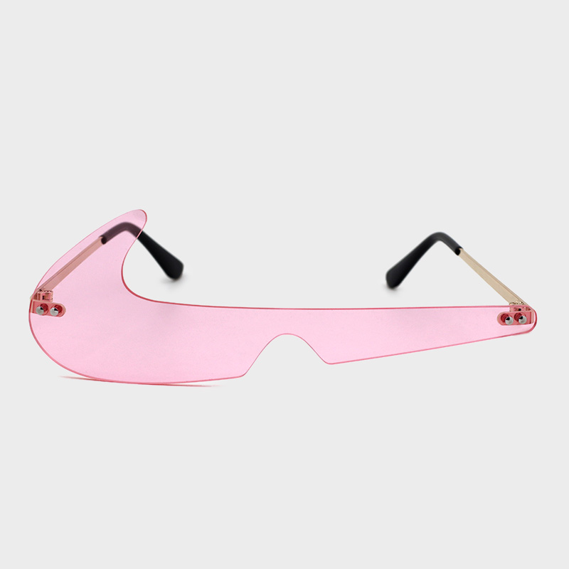 

LW Street Asymmetrical Pink Sunglasses