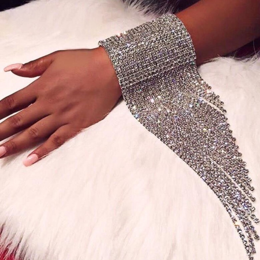 

LW SXY Tassel Design Silver Bracelet