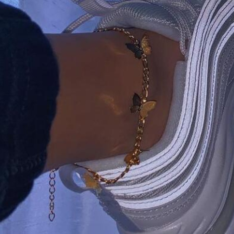 

LW Casual Butterfly Decoration Gold Body Chain
