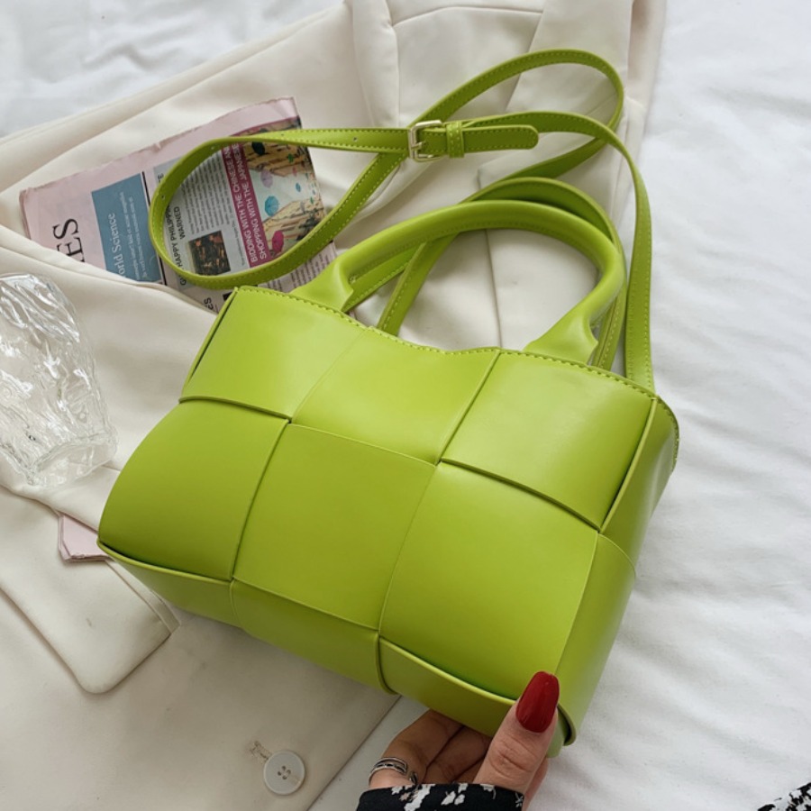 

Lovely Casual Split Joint Green Messenger Bag