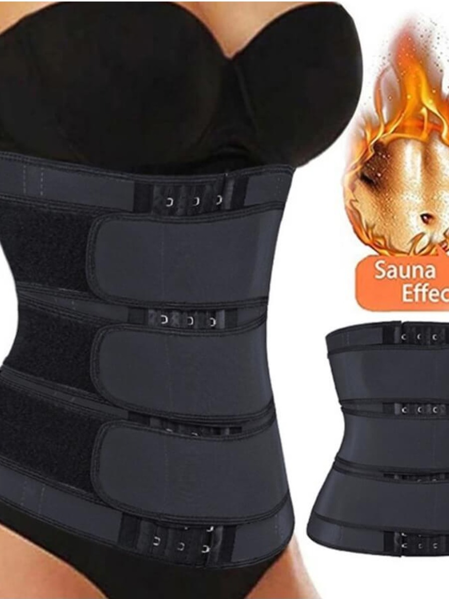 LW BASICS Casual Skinny Black Waist Trainer