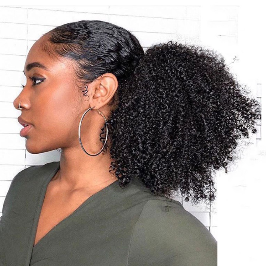 

Lovely Short Curly Hair Extension, Black