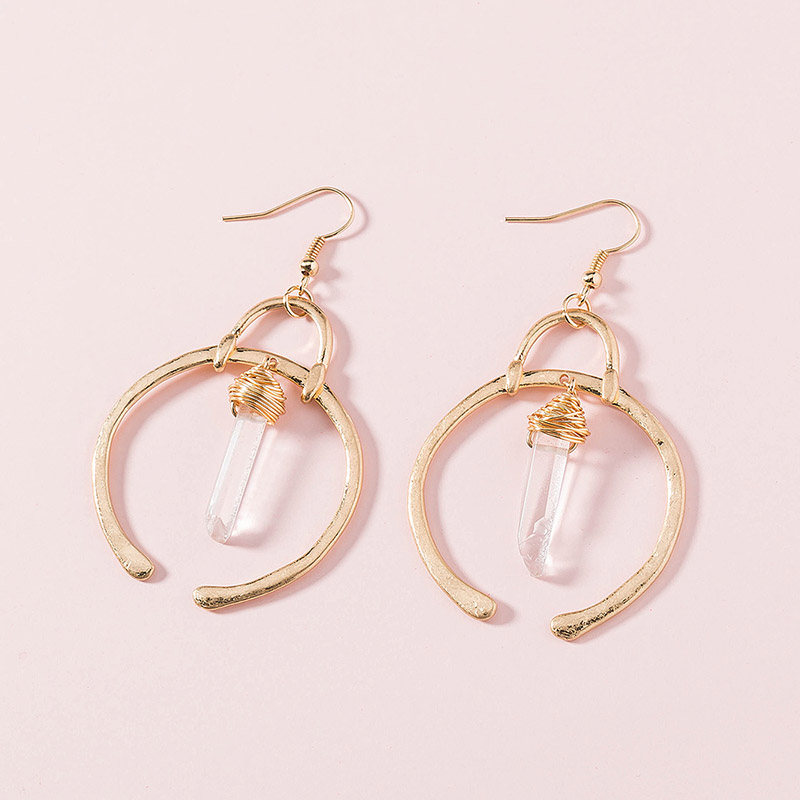 

Lovely Boho Bulb Decoration Gold Earring