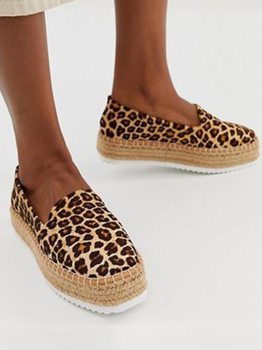 

LW Leopard Print Platform Shoes