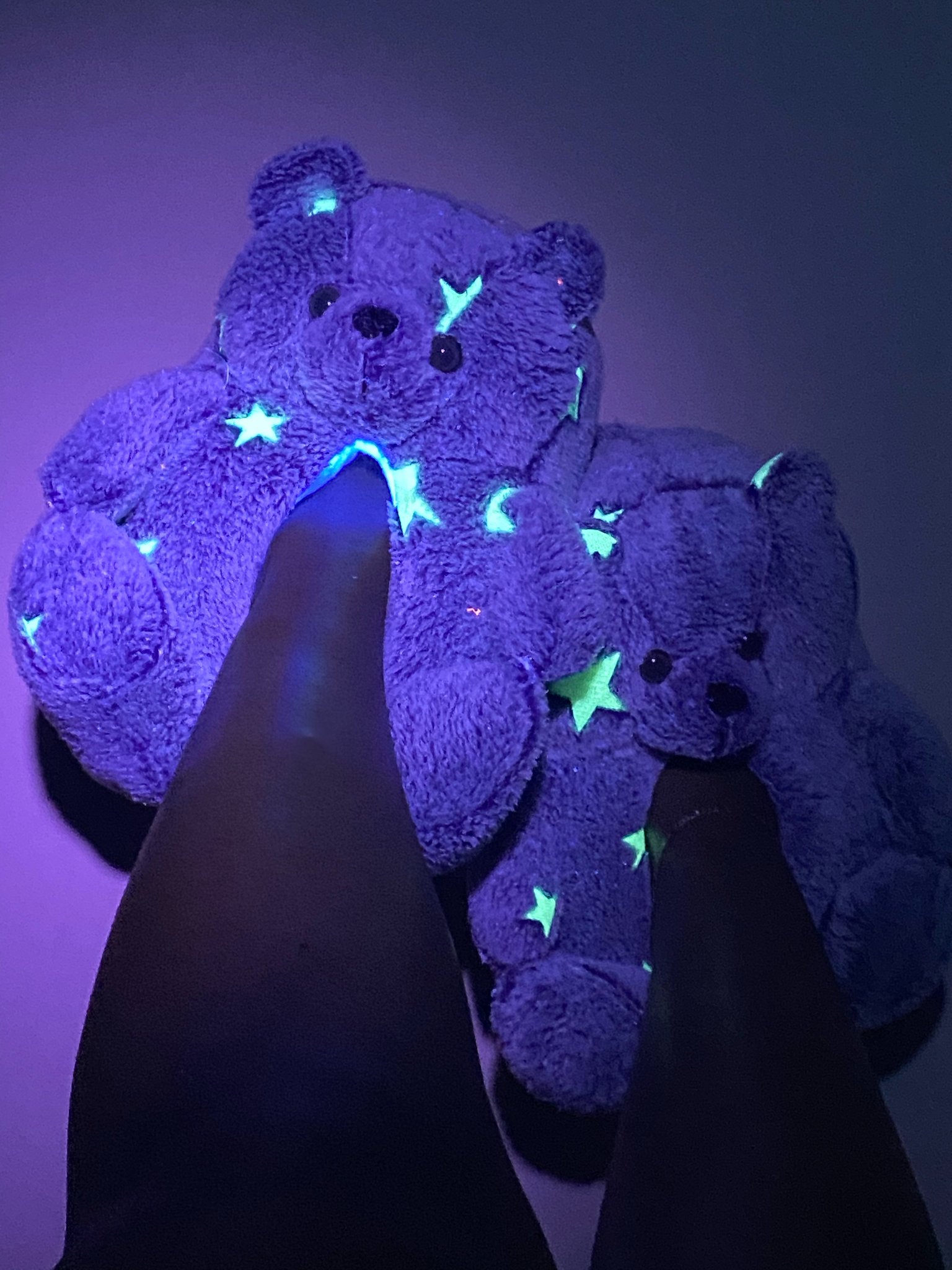 

LW Glowing Light Up Plush Slippers, Grey
