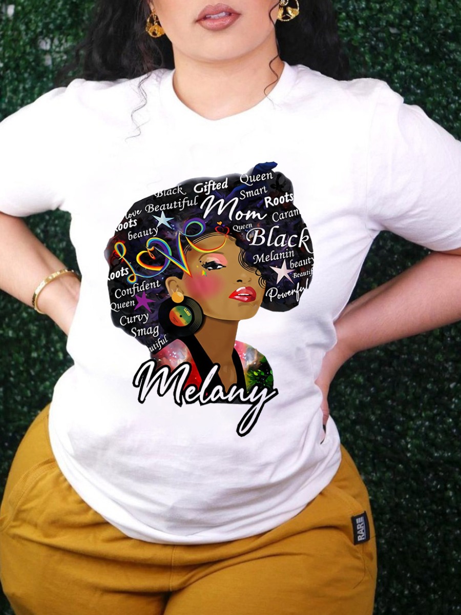 

LW Figure Letter Print T-shirt, Pure white