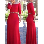 LW BASICS Off The Shoulder Prom Dress (Without Bel