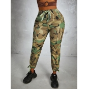 LW Camo Print Drawstring Pants