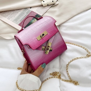 

LW Casual Gradient Rose Red Crossbody Bag