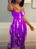 LW SXY Tie-dye Bodycon Cami Dress