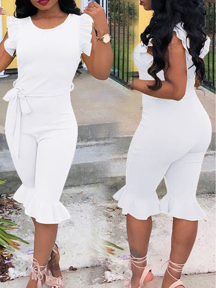 LW Polyester Solid Regular Romper