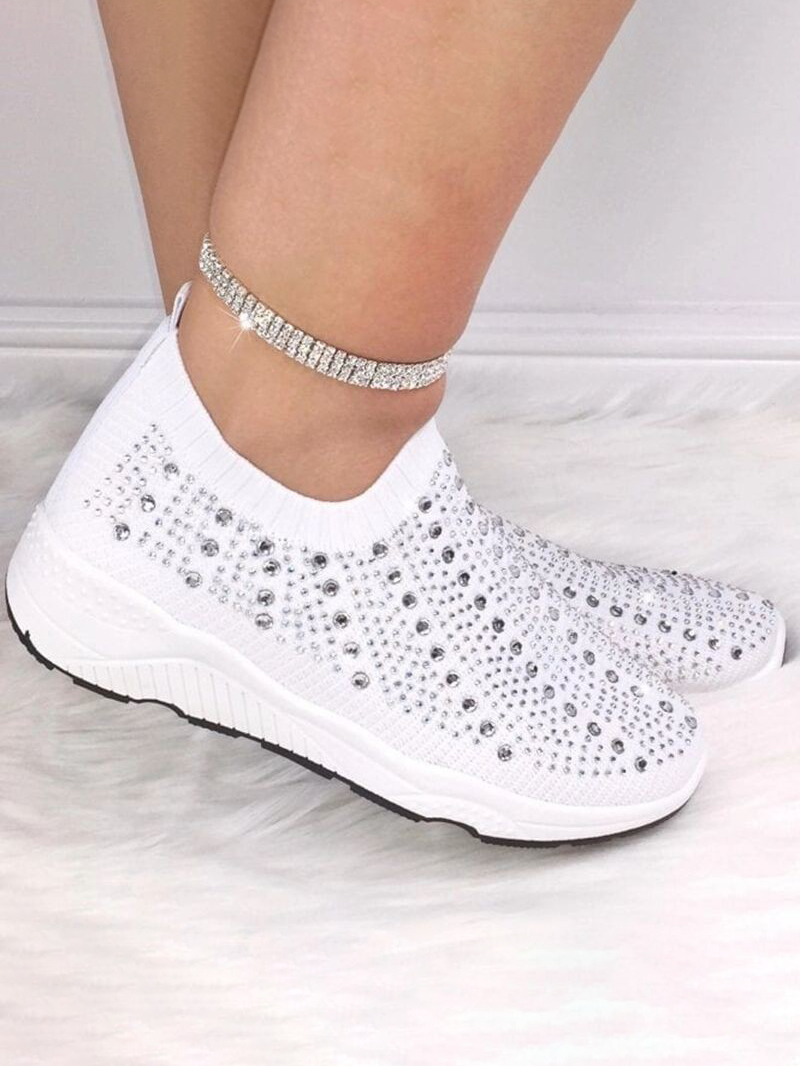 LW Bead Decoration Sneakers