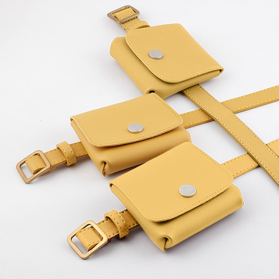 

LW Belt Design Bum Bag, Yellow