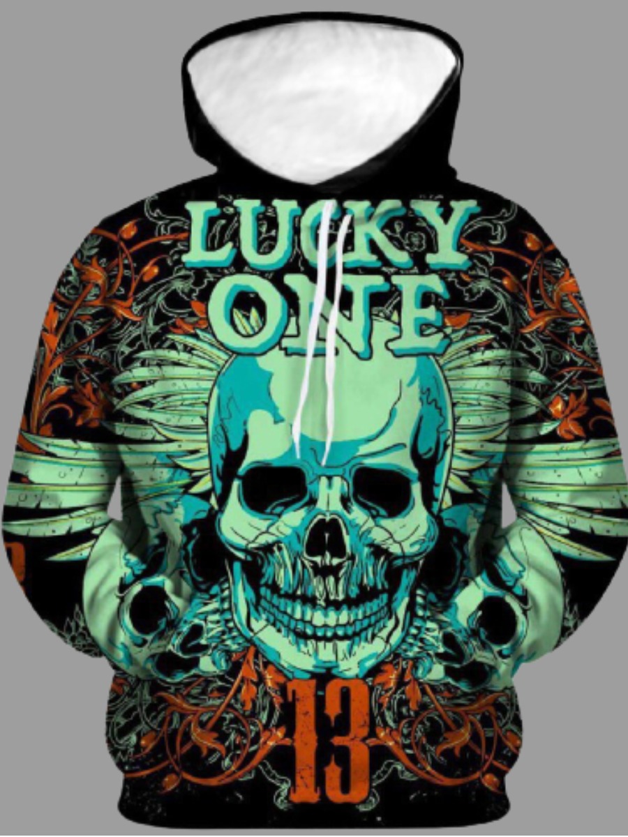 

LW BASICS Men Polyester Loose Hoodies, Multi