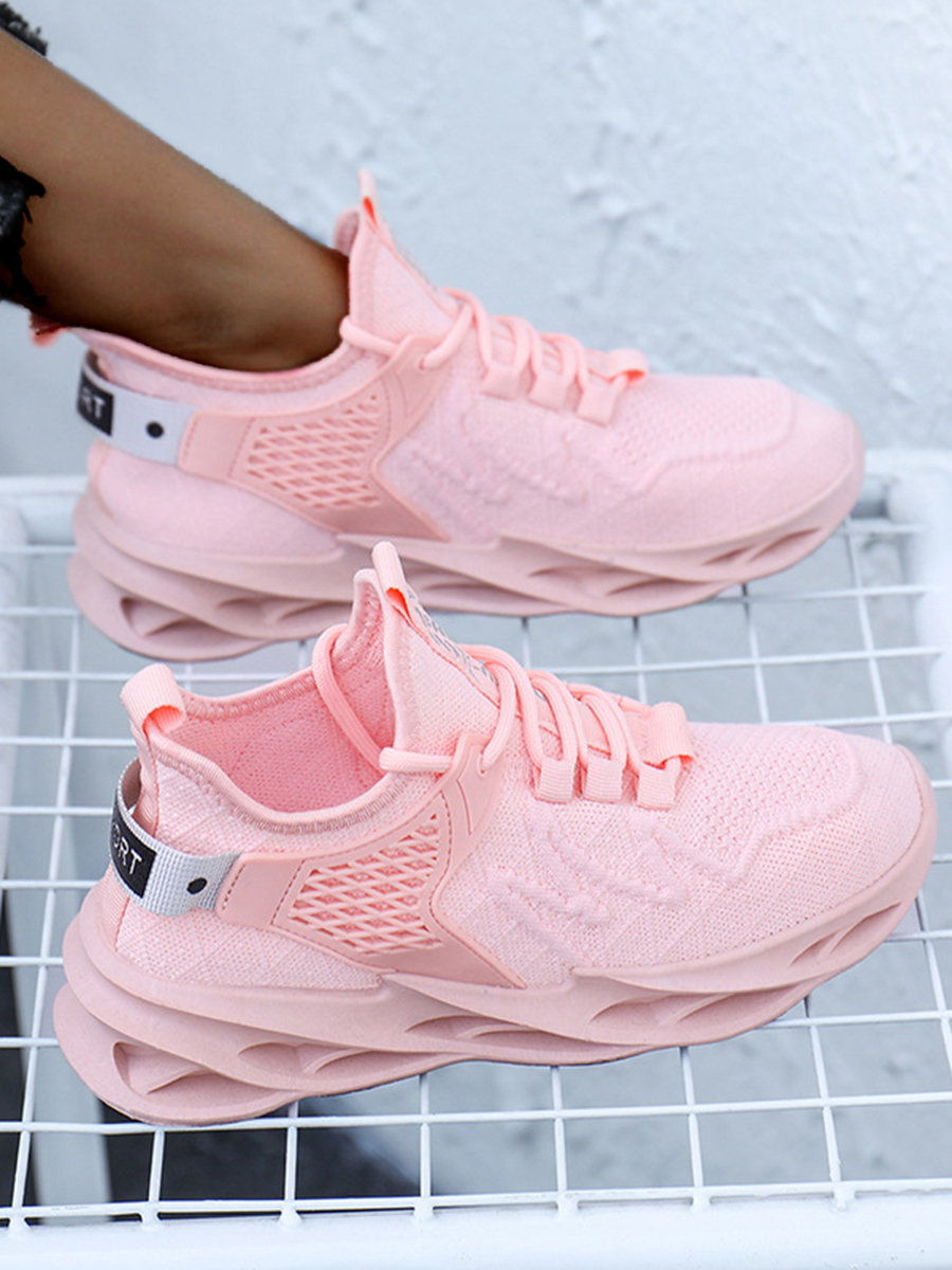 

LW Wide Fit Sneakers, Pink