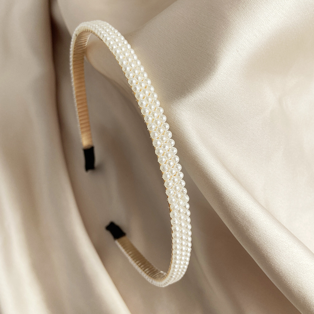 

LW Pearl Decoration Multi-row Headband, White