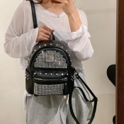 LW Rivet Decoration Backpack