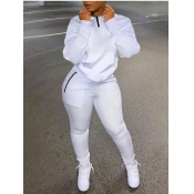 LW BASICS Zipper Pocket Design Tracksuit Set