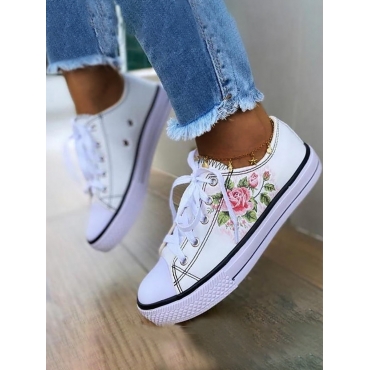 

LW Floral Decoration Flats, White