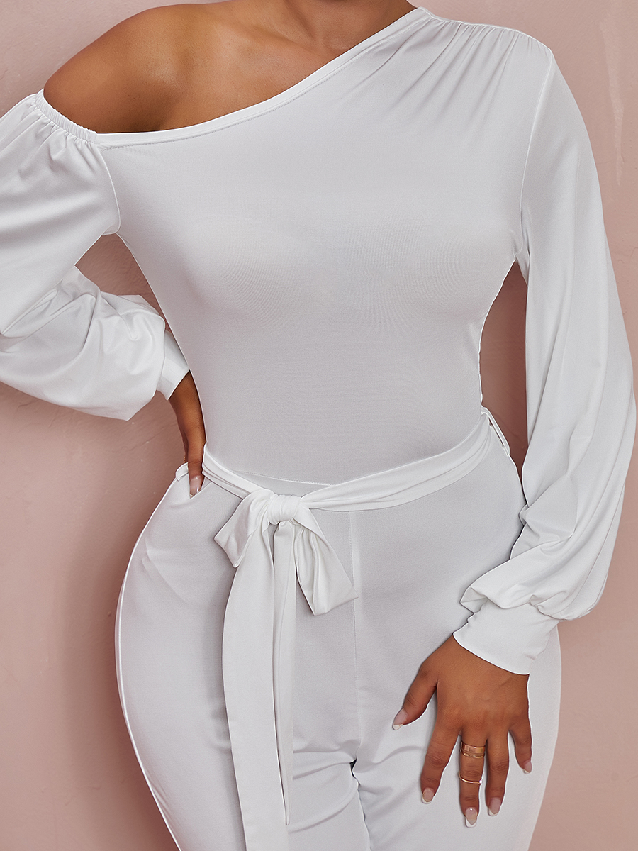 LW Bandage Ruffle Design Jumpsuit