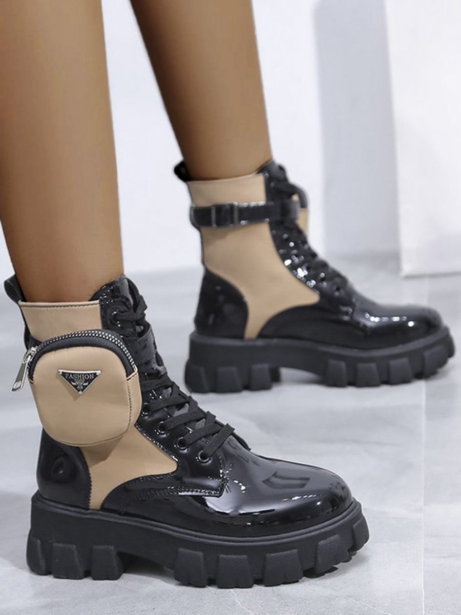 LW Mini Bag Decor Patchwork Boots