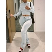 LW Drawstring Stacked Pants Set