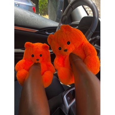 

LW Teddy Bear Plush Slippers, Croci