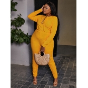 LW Plus Size Crop Top Rib-knit Drawstring Pants Se