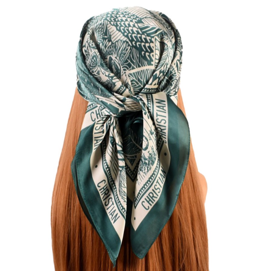 

LW Letter Print Headband, Green