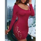 LW Cut Out Backless Bodycon Dress