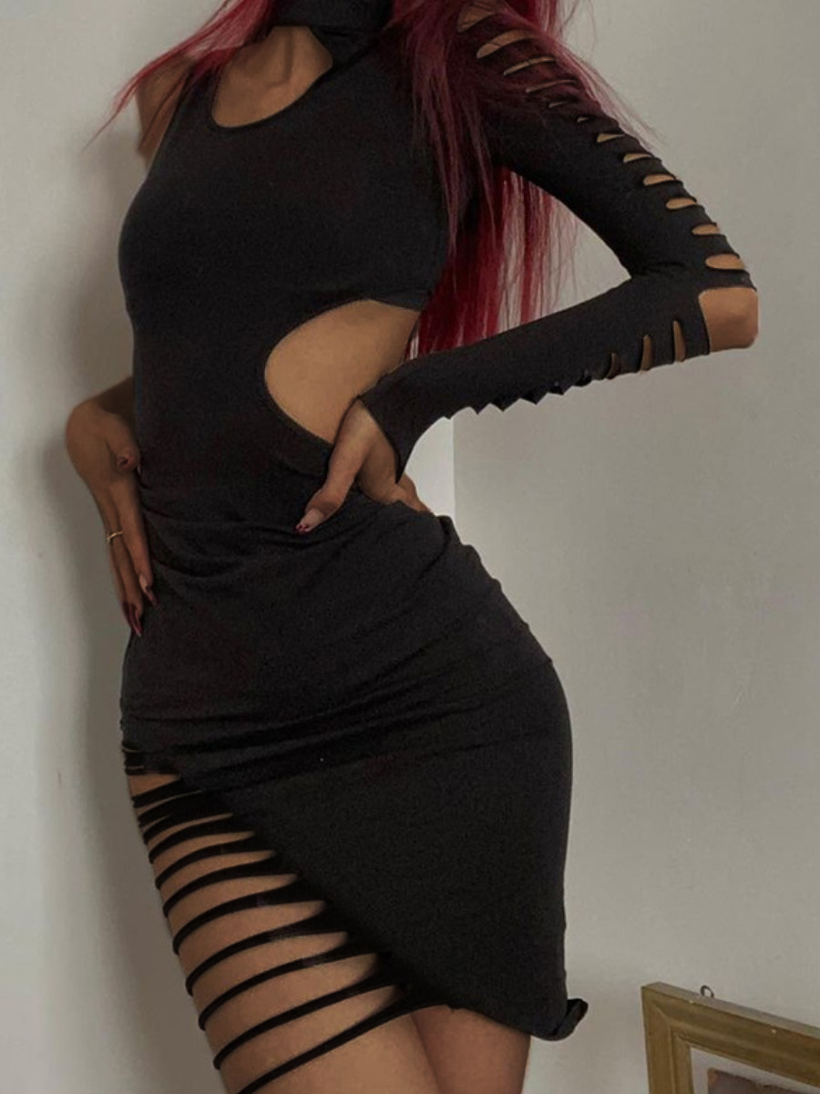

LW SXY Cut Out Bodycon Dress, Black