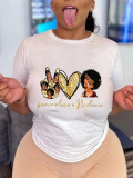 LW Plus Size Heart Letter Print T-shirt