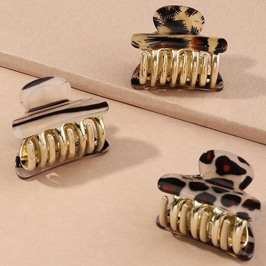 

LW Leopard Print Hairpin, Multi