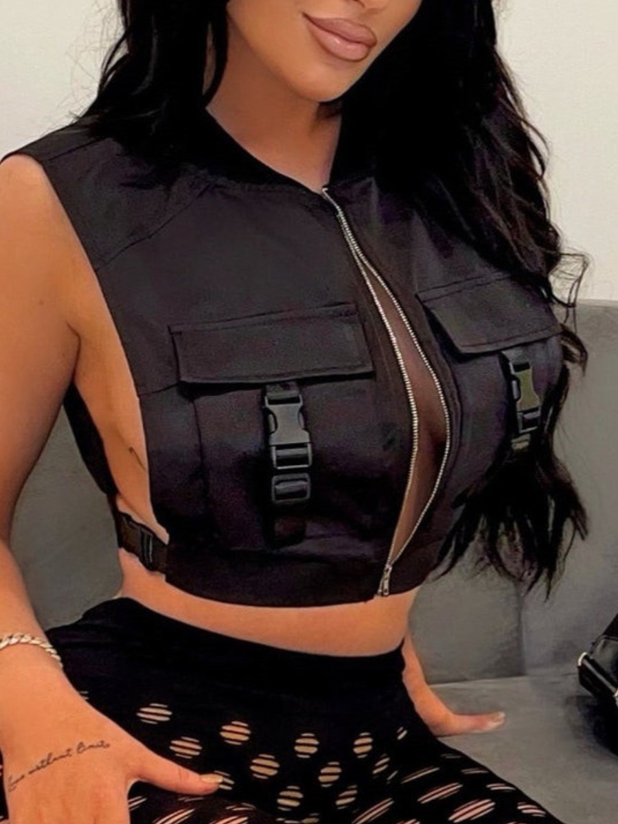 LW Pocket Buckle Design Camisole