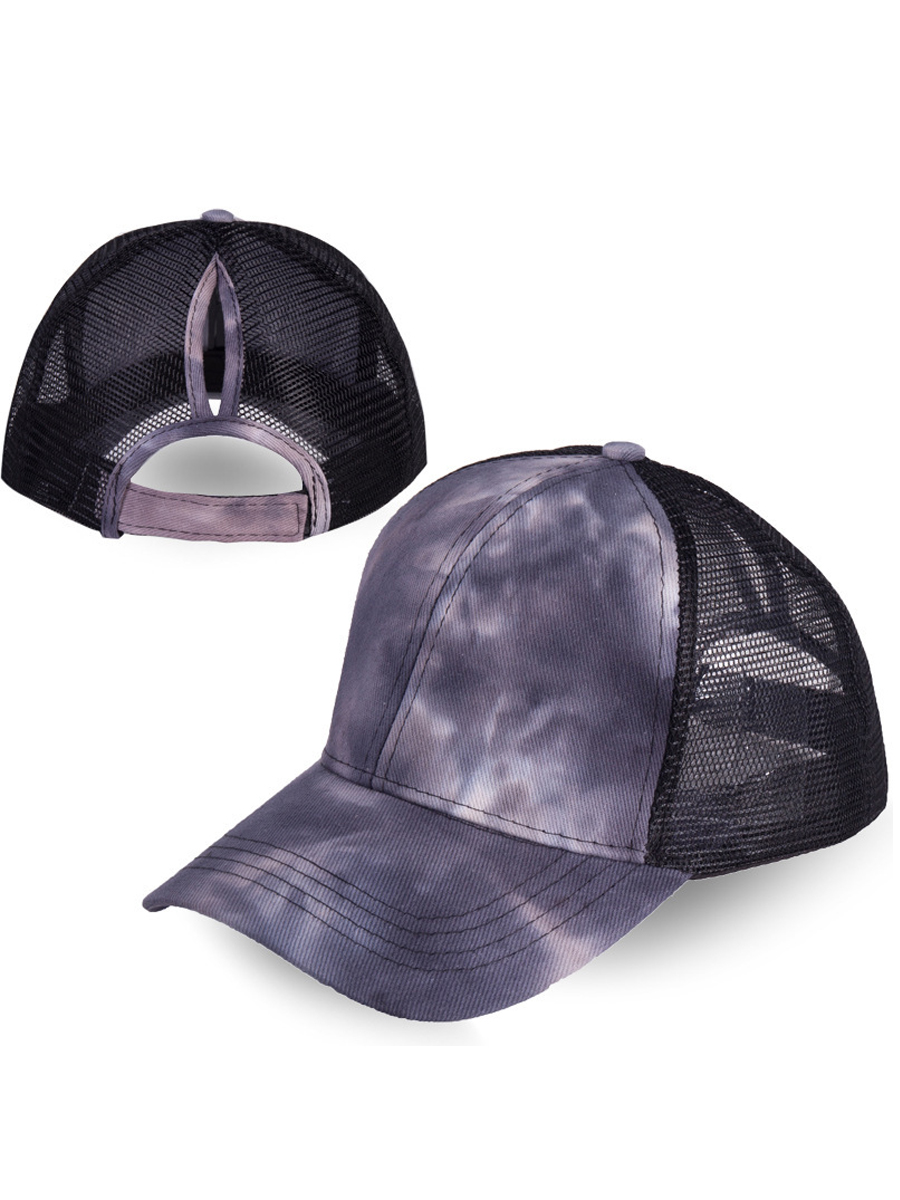 

LW Tie-dye Mesh Hat, Black