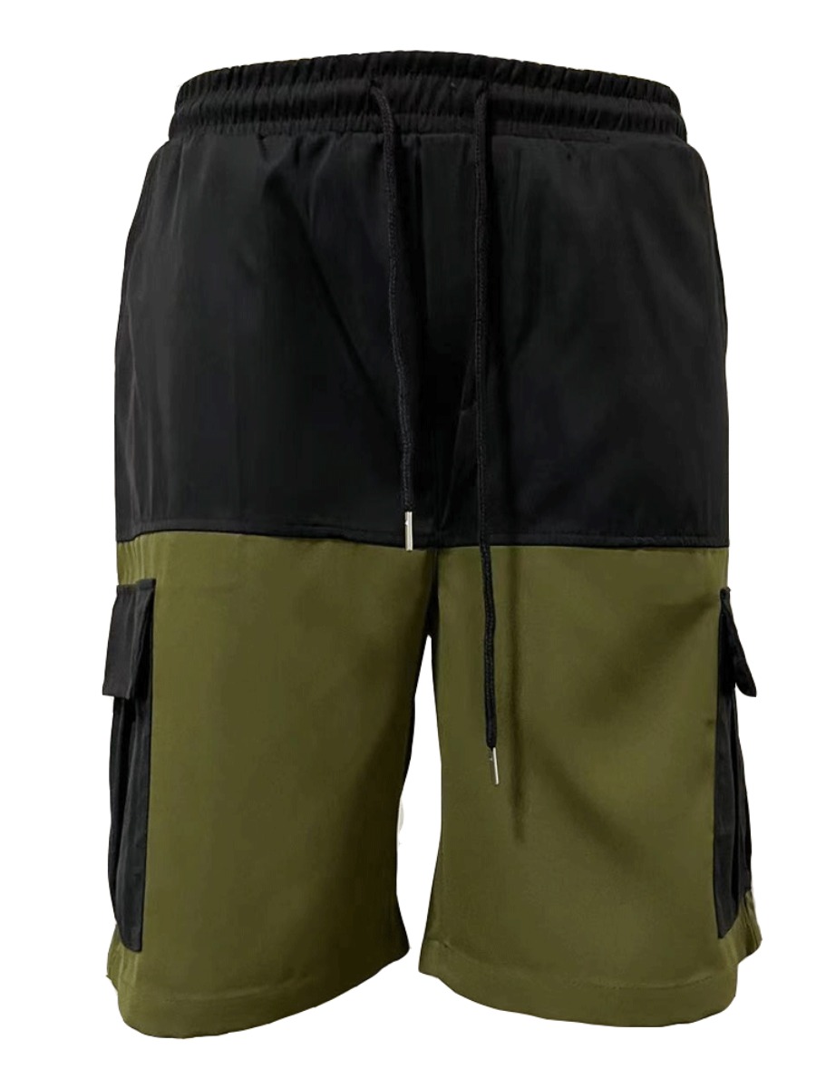 

LW Men Drawstring Side Pocket Shorts, Black