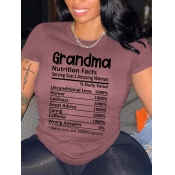 LW Plus Size Grandma Letter Print T-shirt