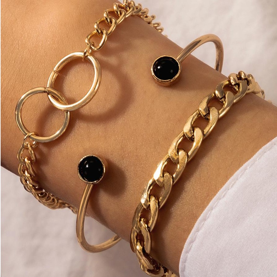 

LW Chain Multilayer Bracelet, Gold